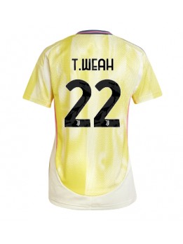 Juventus Timothy Weah #22 Auswärtstrikot für Frauen 2024-25 Kurzarm